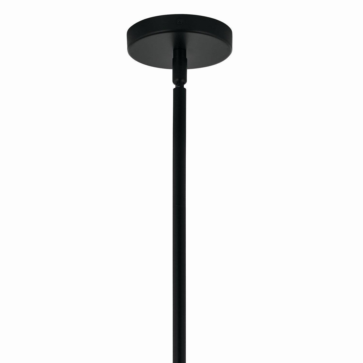 KICHLER 52702BKCLR Silvarious 38 Inch 16 Light Convertible Chandelier With Clear Glass In Black