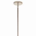 KICHLER 52702PN Silvarious 38 Inch 16 Light Convertible Chandelier With Clear Crackled Glass In Polished Nickel