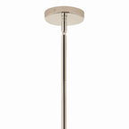 KICHLER 52702PNCLR Silvarious 38 Inch 16 Light Convertible Chandelier With Clear Glass In Polished Nickel