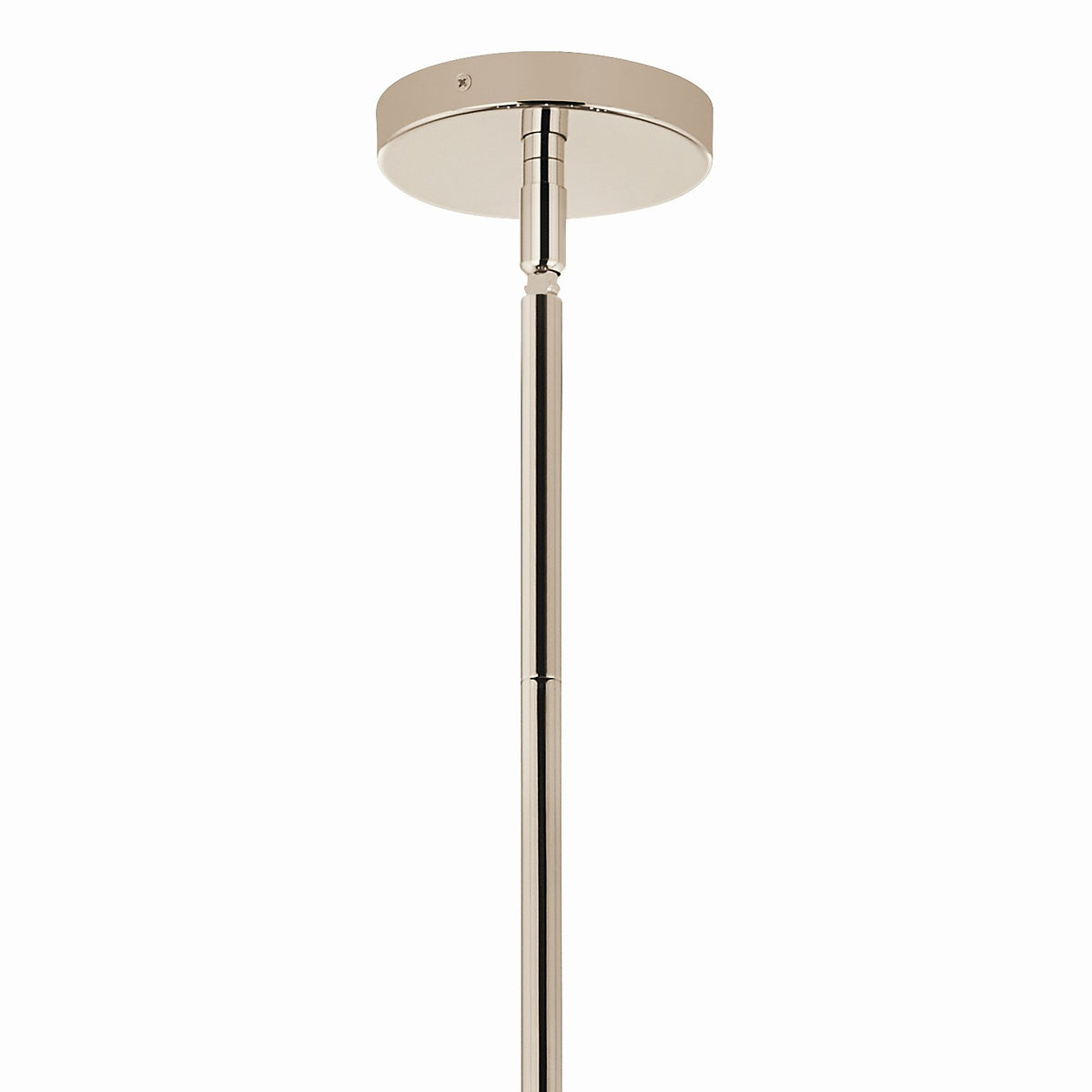 KICHLER 52702PNCLR Silvarious 38 Inch 16 Light Convertible Chandelier With Clear Glass In Polished Nickel
