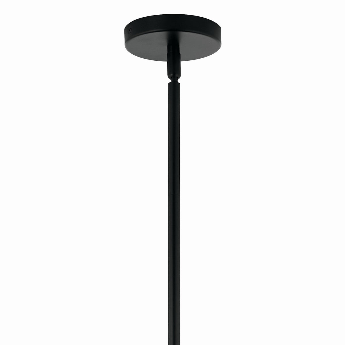 KICHLER 52703BK Silvarious 48 Inch 12 Light Linear Convertible Chandelier With Clear Crackled Glass In Black