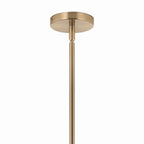 KICHLER 52703CPZ Silvarious 48 Inch 12 Light Linear Convertible Chandelier With Clear Crackled Glass In Champagne Bronze