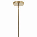 KICHLER 52703CPZCLR Silvarious 48 Inch 12 Light Linear Convertible Chandelier With Clear Glass In Champagne Bronze