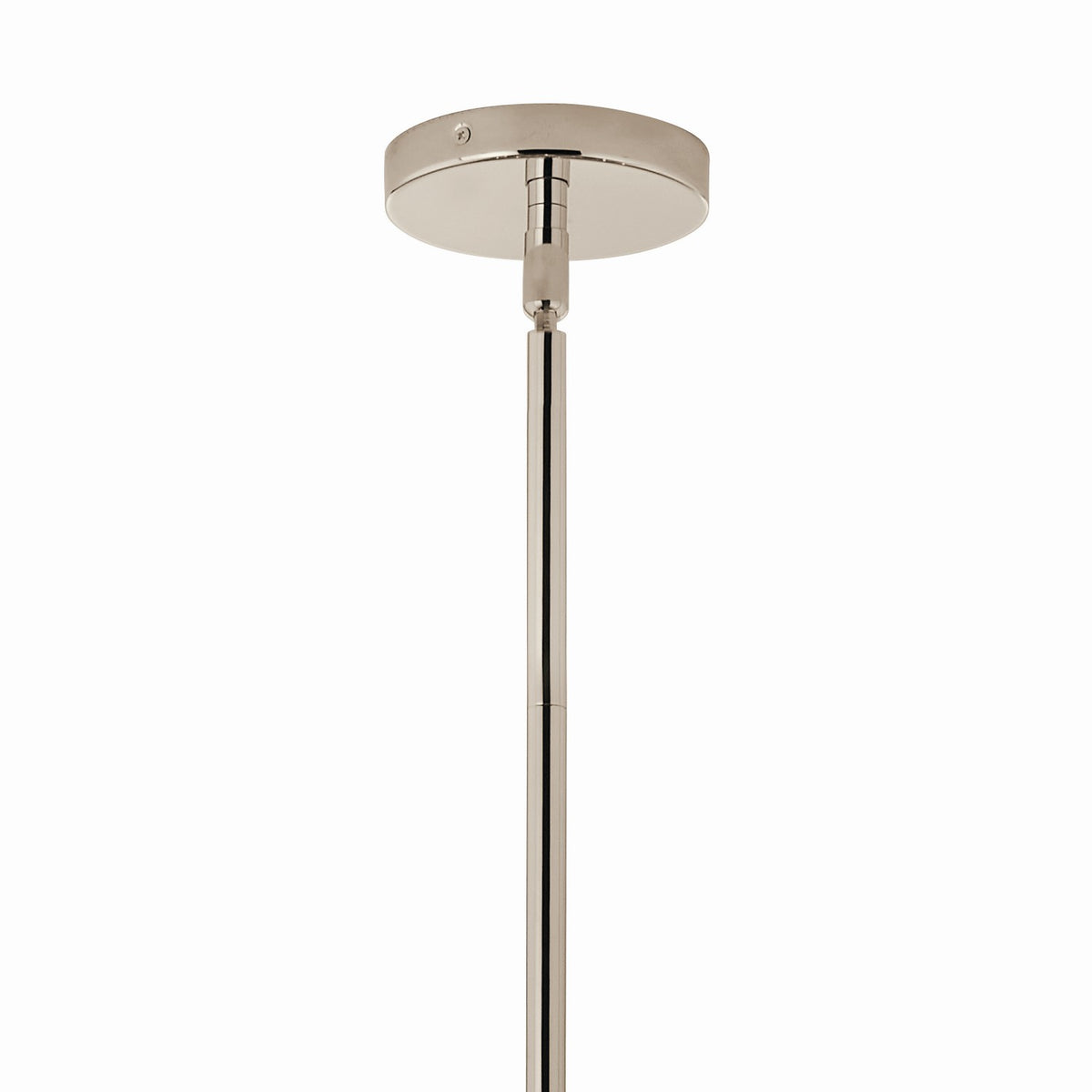 KICHLER 52703PN Silvarious 48 Inch 12 Light Linear Convertible Chandelier With Clear Crackled Glass In Polished Nickel