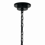 KICHLER 52705BK Carrick 32.25 Inch 6 Light Chandelier In Black