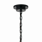 KICHLER 52706BK Carrick 40.75 Inch 8 Light Chandelier In Black