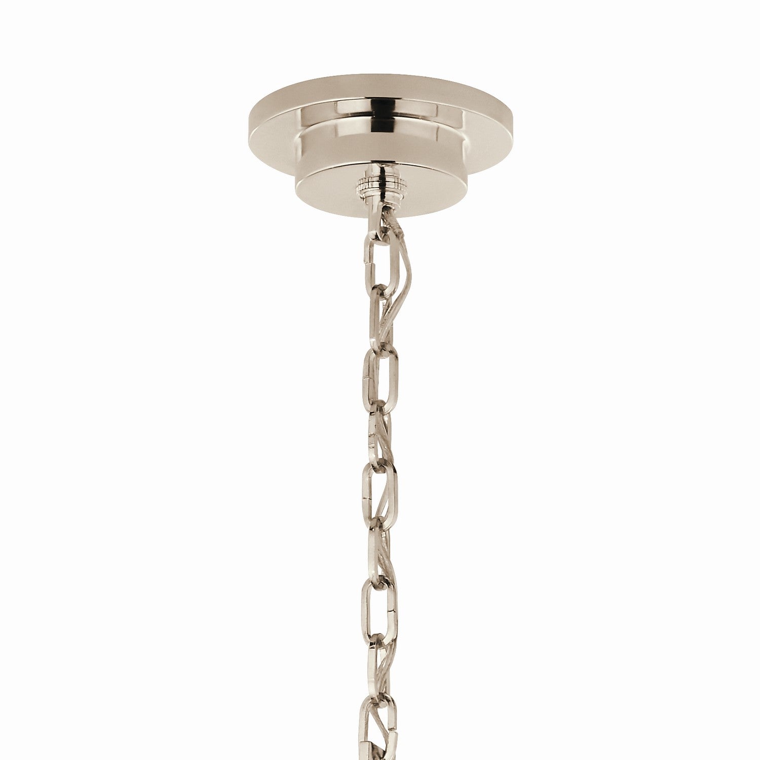 KICHLER 52706PN Carrick 40.75 Inch 8 Light Chandelier In Polished Nickel