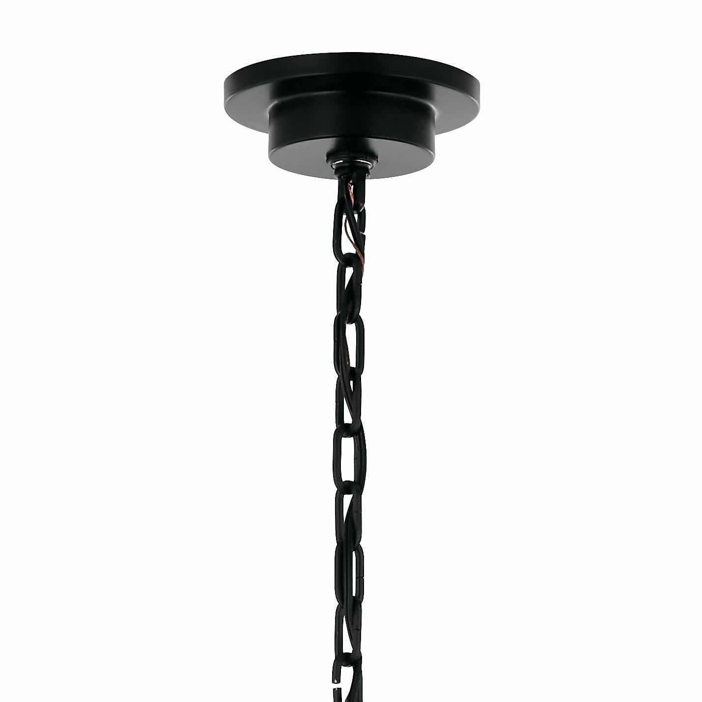 KICHLER 52707BK Carrick 54.25 Inch 10 Light Chandelier In Black