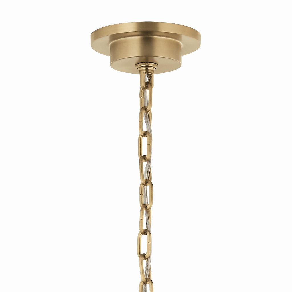 KICHLER 52707CPZ Carrick 54.25 Inch 10 Light Chandelier In Champagne Bronze