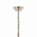 KICHLER 52707PN Carrick 54.25 Inch 10 Light Chandelier In Polished Nickel
