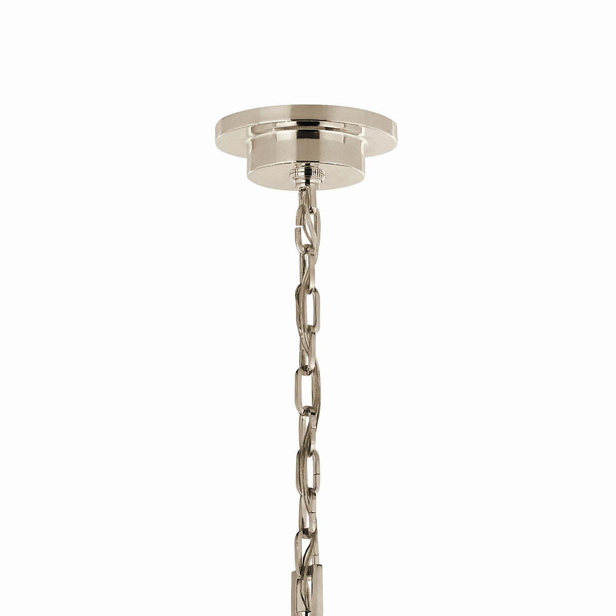 KICHLER 52707PN Carrick 54.25 Inch 10 Light Chandelier In Polished Nickel
