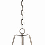 KICHLER 52710CLP Etcher 13 Inch 1 Light Pendant With Etched Painted White Glass Diffuser In Classic Pewter