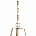KICHLER 52710CPZ Etcher 13 Inch 1 Light Pendant With Etched Painted White Glass Diffuser In Champagne Bronze