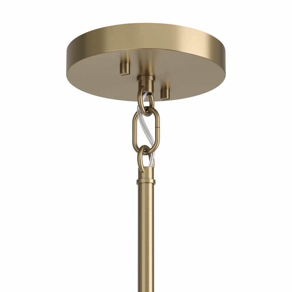 KICHLER 52716CPZ Madden 20 Inch 4 Light Convertible Chandelier In Champagne Bronze