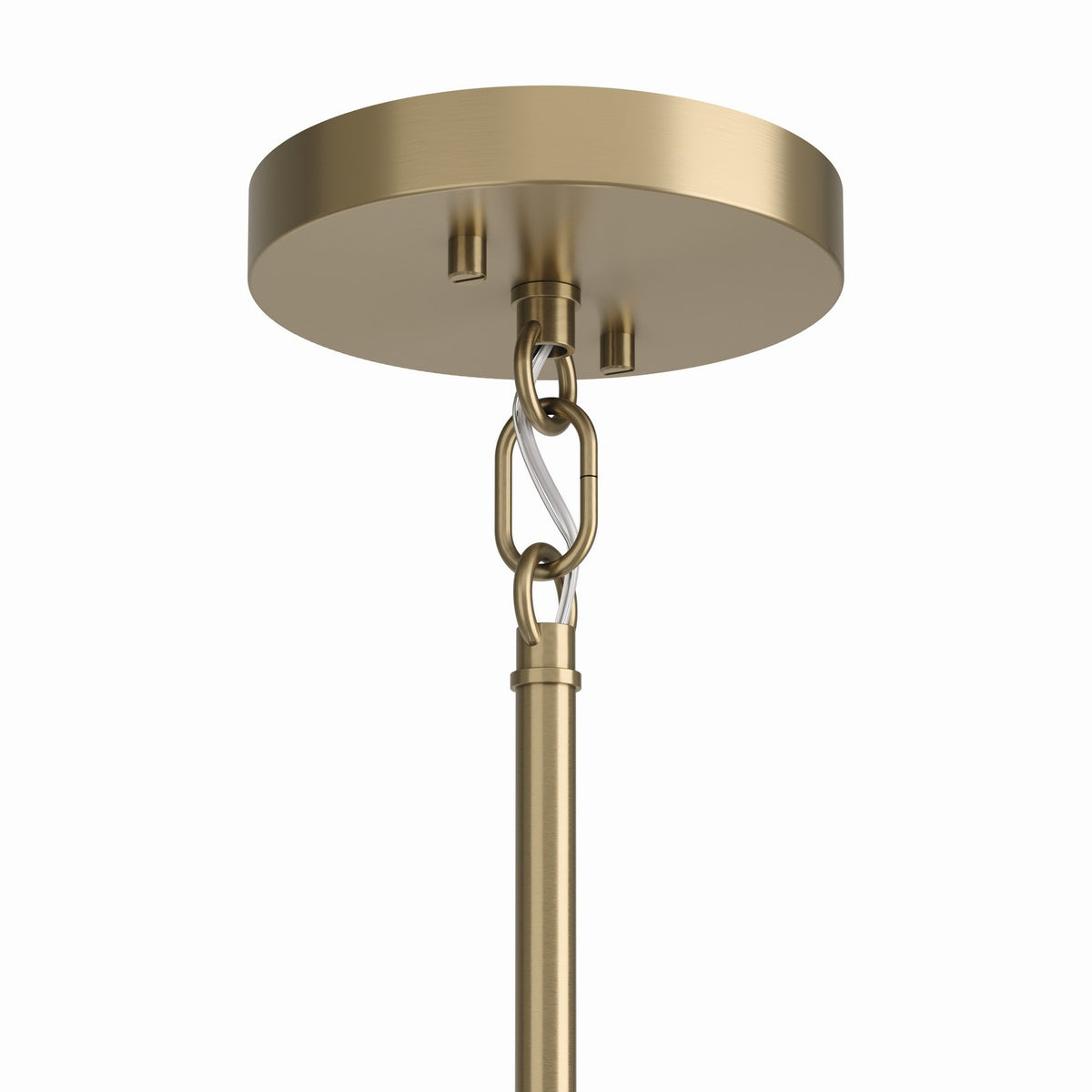 KICHLER 52716CPZ Madden 20 Inch 4 Light Convertible Chandelier In Champagne Bronze
