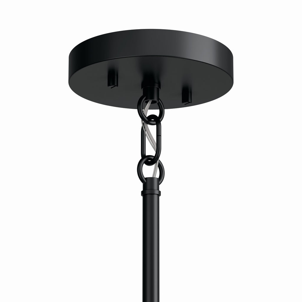 KICHLER 52717BK Madden 26 Inch 5 Light Chandelier In Black