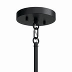 KICHLER 52717BK Madden 26 Inch 5 Light Chandelier In Black