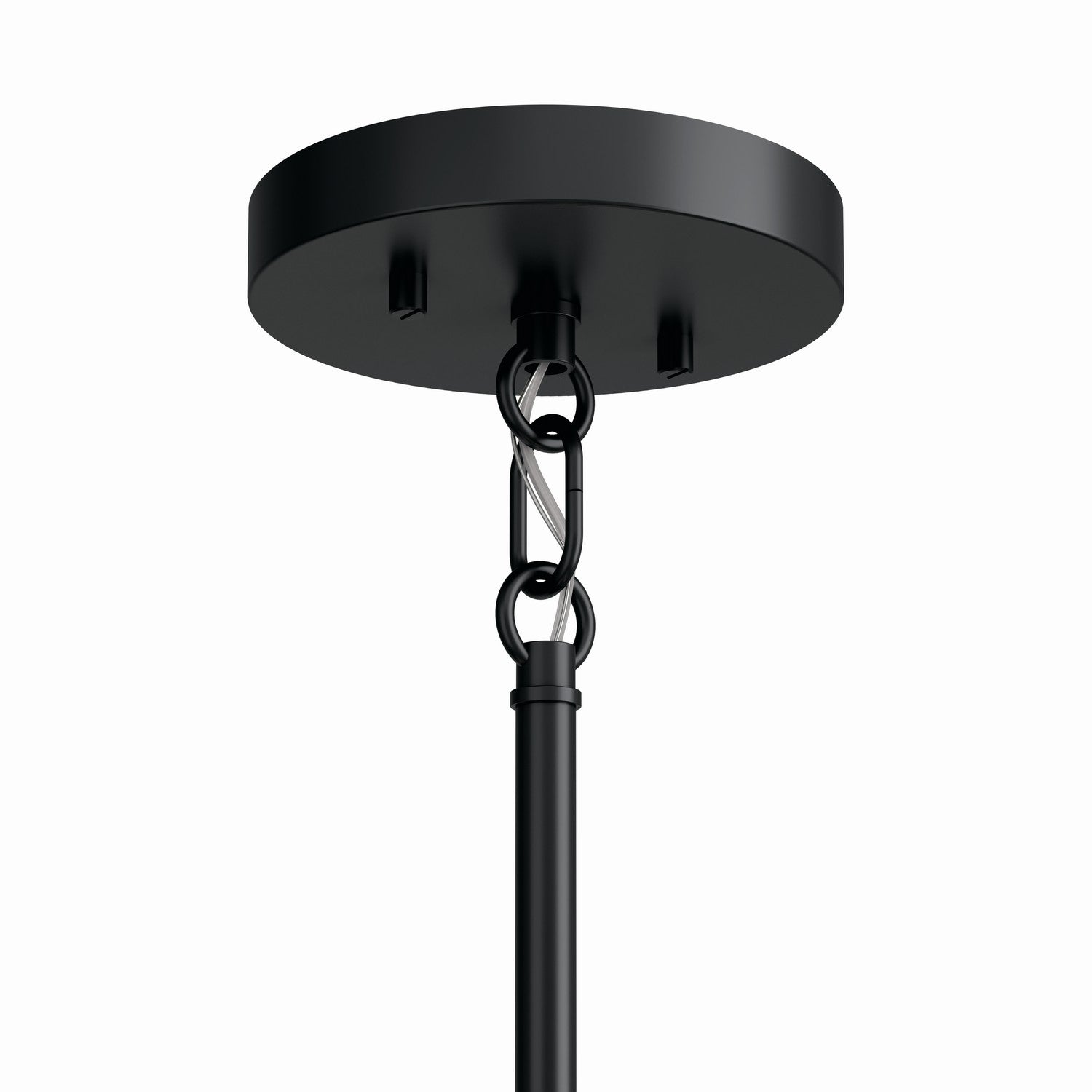 KICHLER 52717BK Madden 26 Inch 5 Light Chandelier In Black