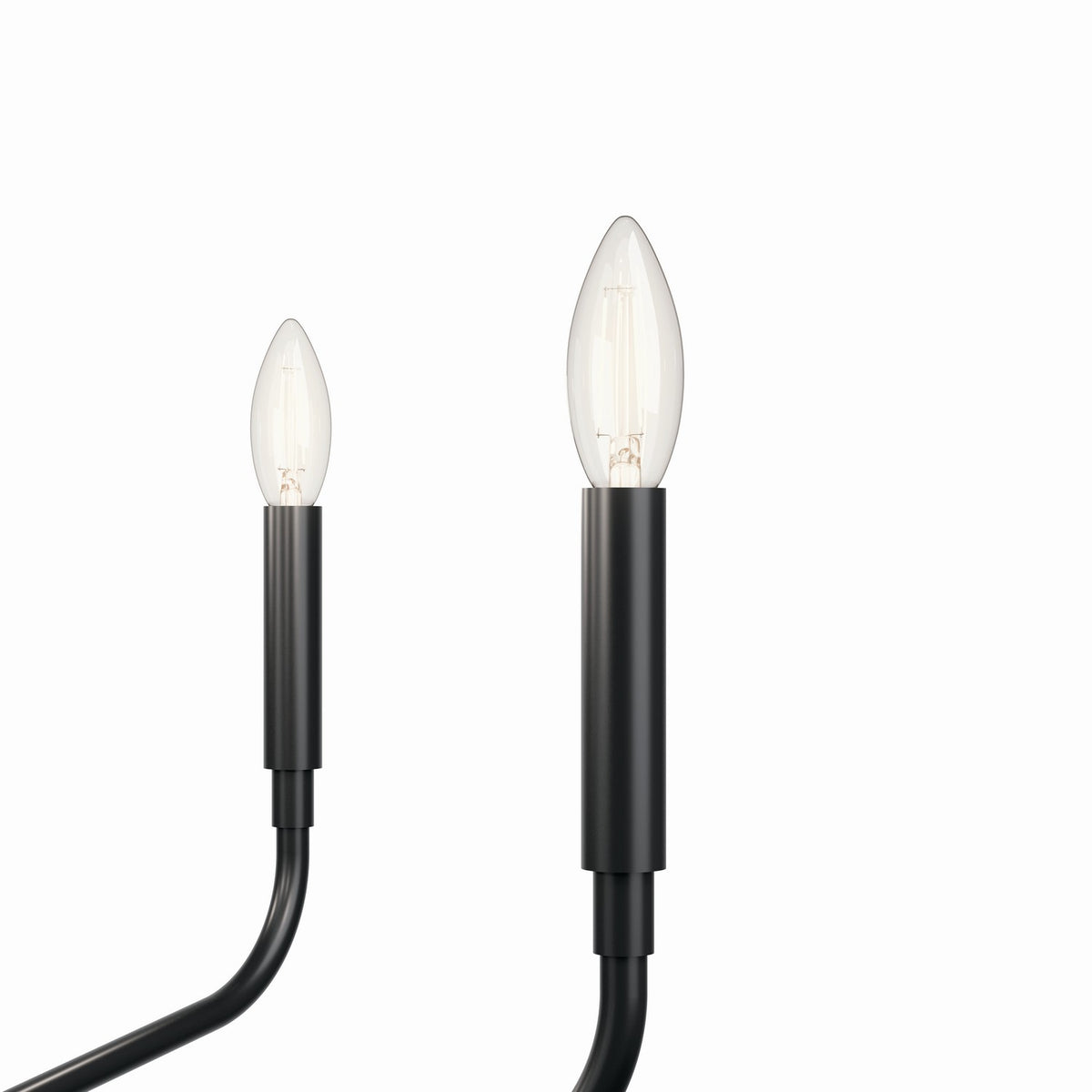 KICHLER 52717BK Madden 26 Inch 5 Light Chandelier In Black