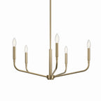 KICHLER 52717CPZ Madden 26 Inch 5 Light Chandelier In Champagne Bronze