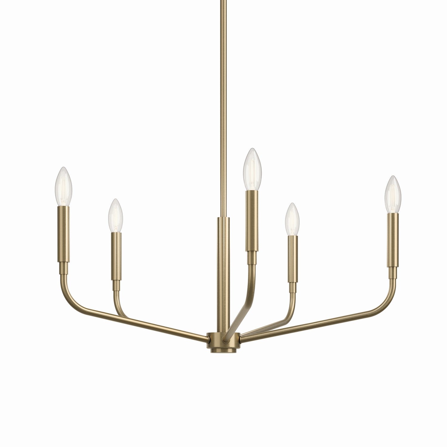 KICHLER 52717CPZ Madden 26 Inch 5 Light Chandelier In Champagne Bronze