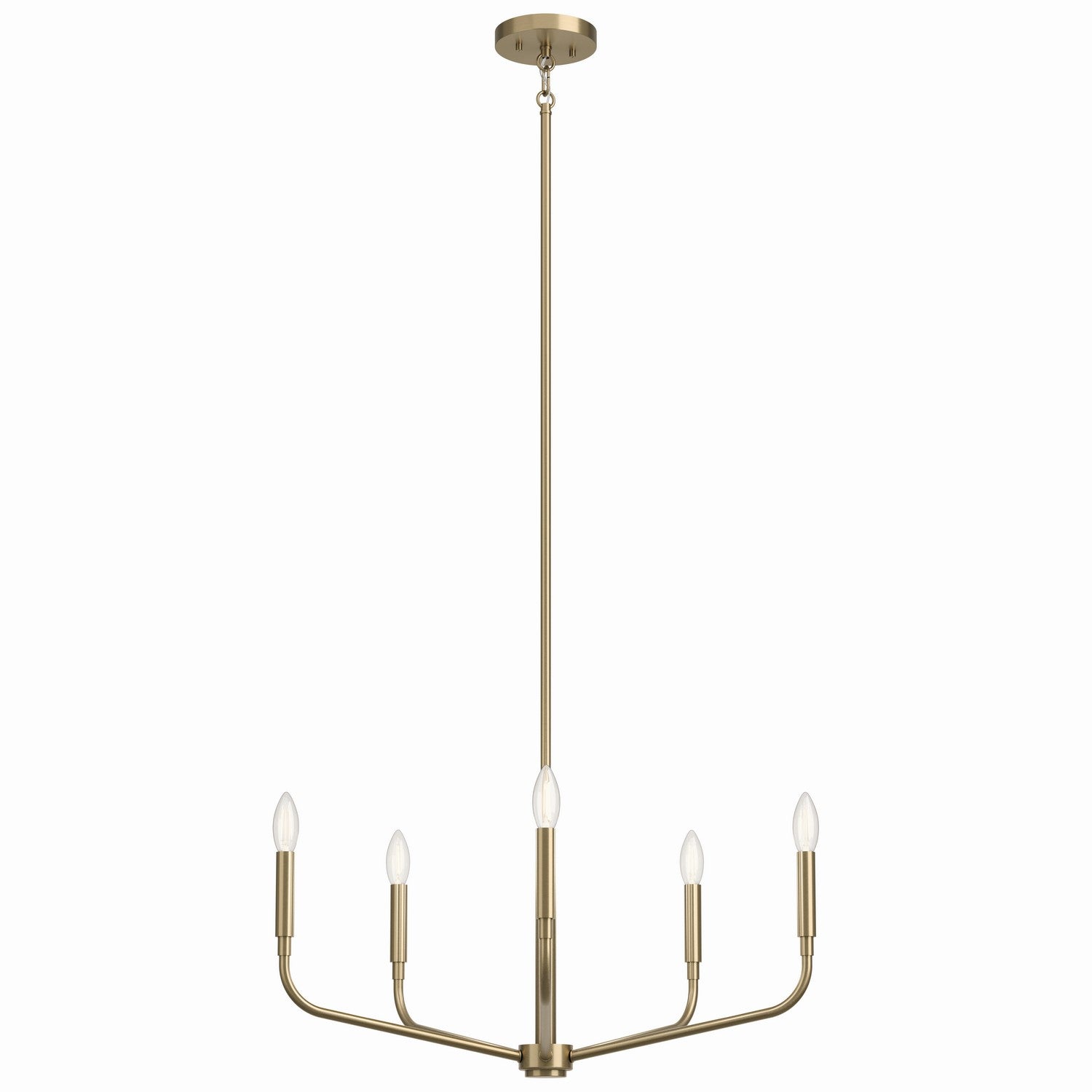 KICHLER 52717CPZ Madden 26 Inch 5 Light Chandelier In Champagne Bronze