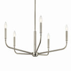 KICHLER 52717NI Madden 26 Inch 5 Light Chandelier In Brushed Nickel