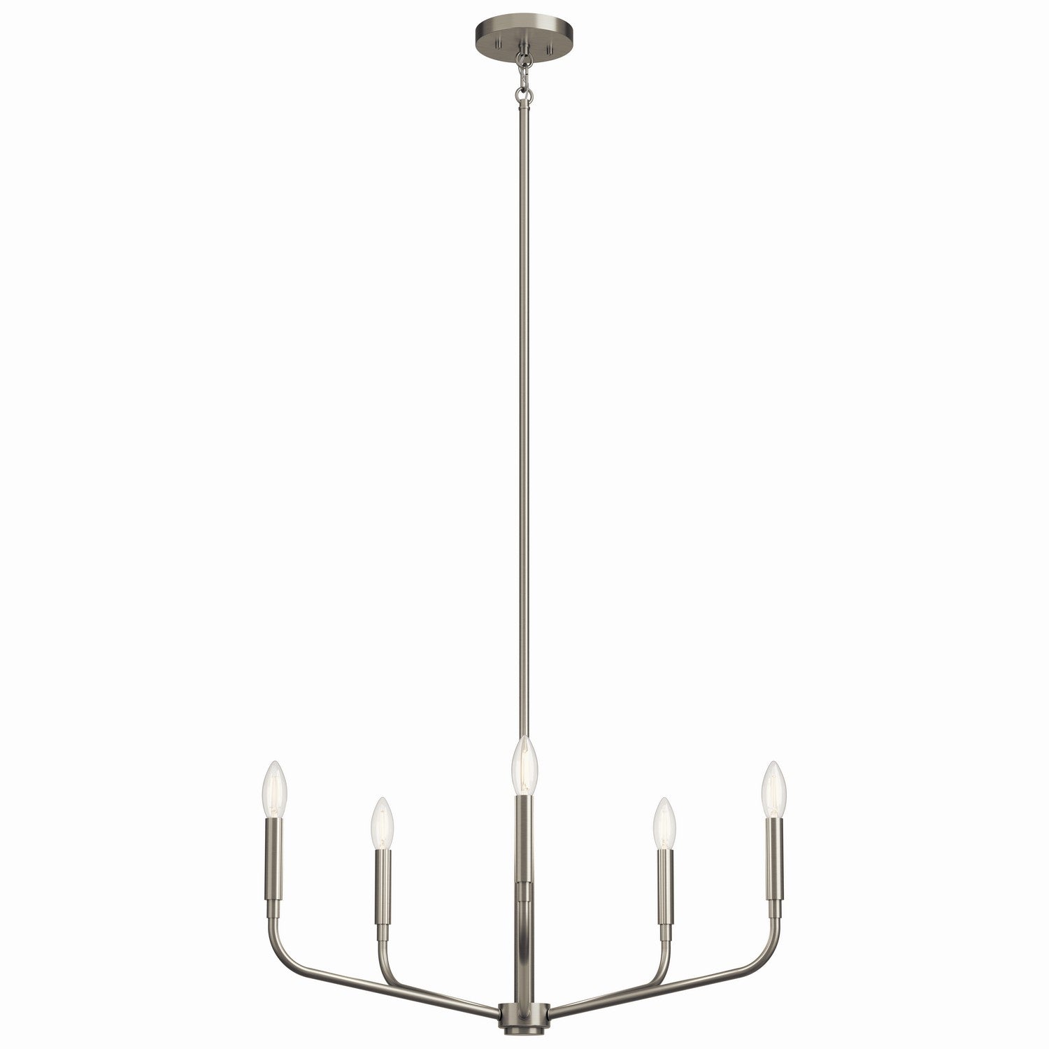 KICHLER 52717NI Madden 26 Inch 5 Light Chandelier In Brushed Nickel