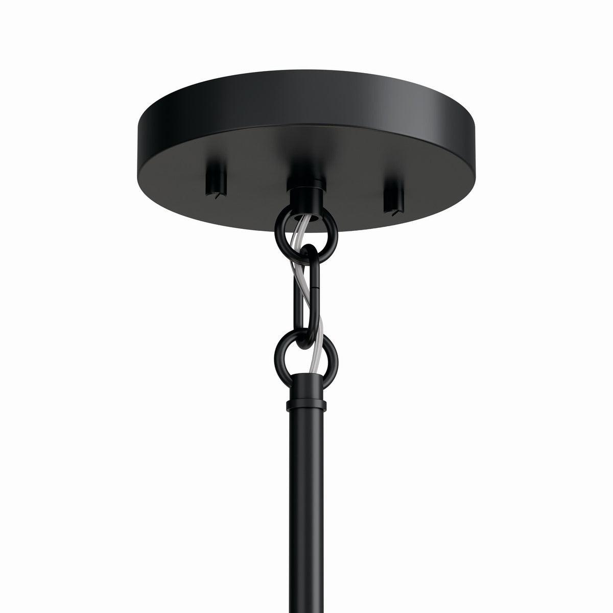 KICHLER 52718BK Madden 32 Inch 6 Light Chandelier In Black