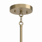 KICHLER 52718CPZ Madden 32 Inch 6 Light Chandelier In Champagne Bronze