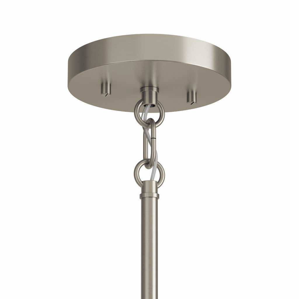 KICHLER 52719NI Madden 38 Inch 6 Light Chandelier In Brushed Nickel