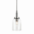 KICHLER 52725CH Madden 15 Inch 1 Light Mini Pendant With Clear Glass In Chrome