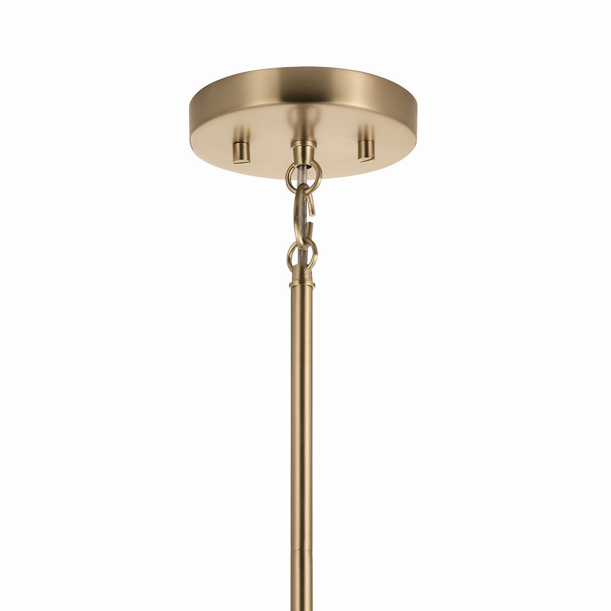 KICHLER 52725CPZ Madden 15 Inch 1 Light Mini Pendant With Clear Glass In Champagne Bronze