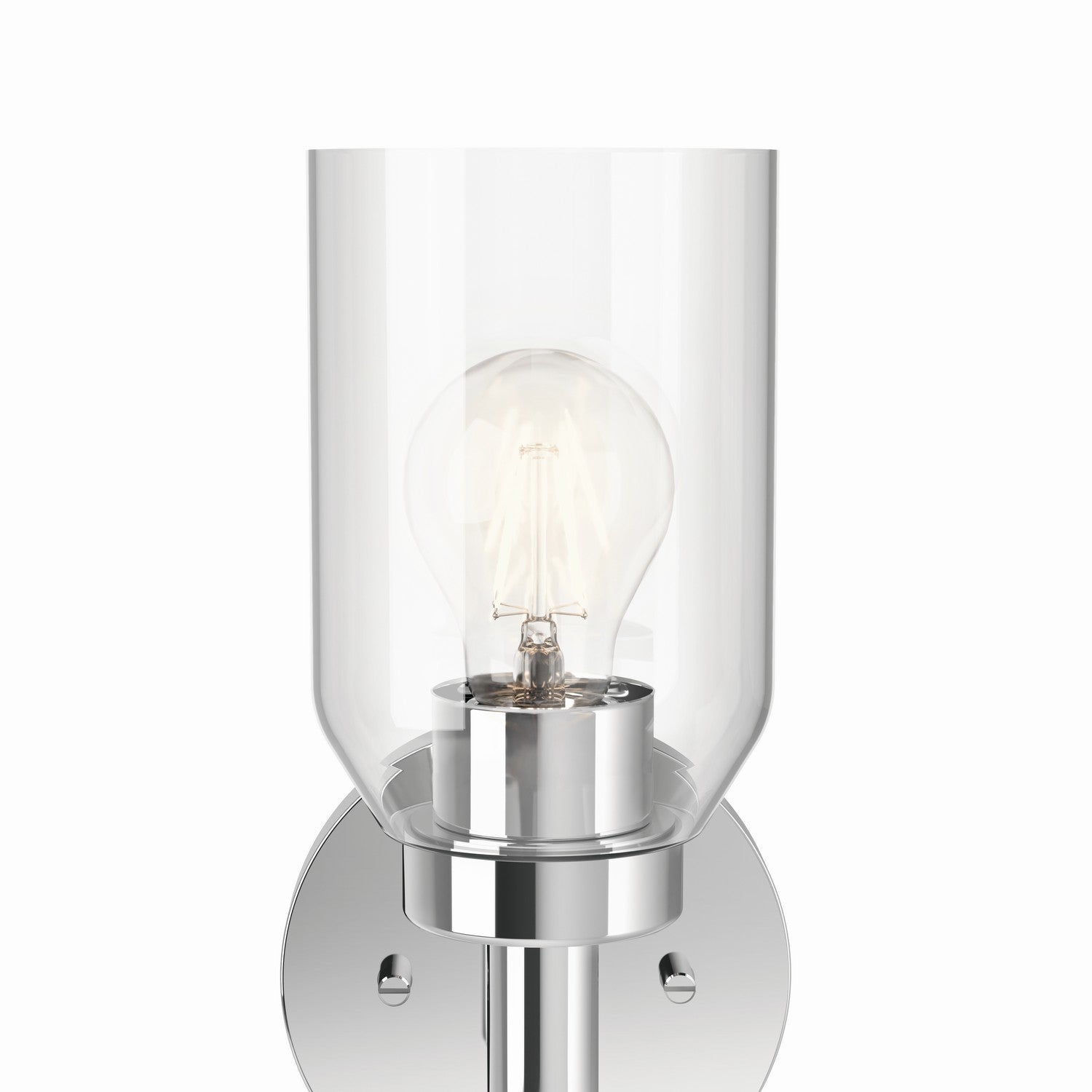 KICHLER 55183CH Madden 14.75 Inch 1 Light Wall Sconce With Clear Glass In Chrome
