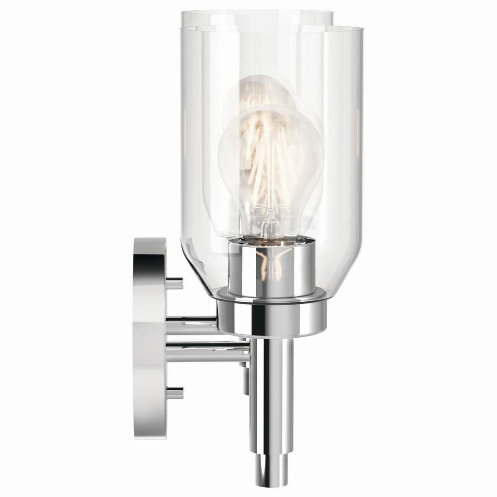 KICHLER 55184CH Madden 14.25 Inch 2 Light Vanity With Clear Glass In Chrome