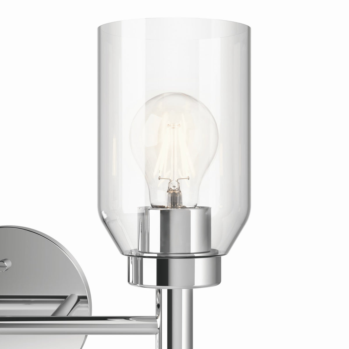 KICHLER 55184CH Madden 14.25 Inch 2 Light Vanity With Clear Glass In Chrome