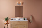 KICHLER 55184CH Madden 14.25 Inch 2 Light Vanity With Clear Glass In Chrome