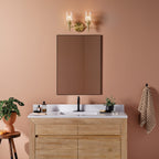 KICHLER 55184CPZ Madden 14.25 Inch 2 Light Vanity With Clear Glass In Champagne Bronze
