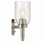 KICHLER 55185NI Madden 24 Inch 3 Light Vanity With Clear Glass In Brushed Nickel