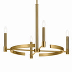 KICHLER 52426BNB Tolani 20.25" 4-Light Chandelier In Brushed Natural Brass