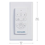 KICHLER 370135 Ac Standard Full Function Handheld Remote Control