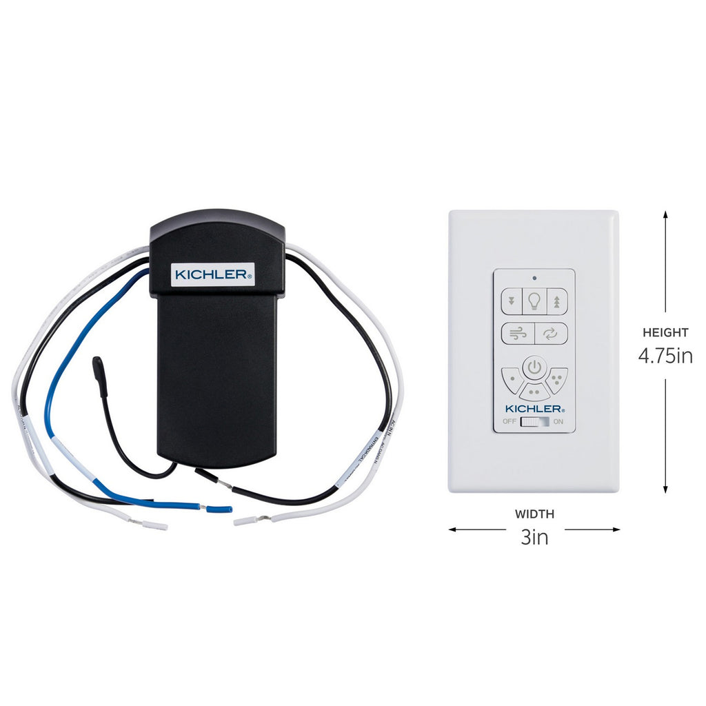 KICHLER 370156 Ac Standard Full Function Wall Control System