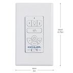 KICHLER 370145 Ac Standard Limited Function Wall Remote Control
