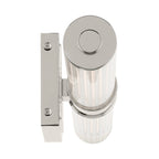 KICHLER 55195PNLED Laurene 18.5" Linear Bath Bar Small Led With Clear Fluted Glass In Chrome