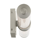 KICHLER 55195NILED Laurene 18.5" Linear Bath Bar Small Led With Clear Fluted Glass In Brushed Nickel