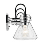 KICHLER 55155CHCLR Farum 26" 3-Light Vanity Light With Clear Glass In Chrome