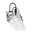 KICHLER 55156CHCLR Farum 34" 4-Light Vanity Light With Clear Glass In Chrome