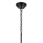 KICHLER 52662BKCLR Marsailli 19.75" 1-Light Large Pendant With Clear Glass In Black