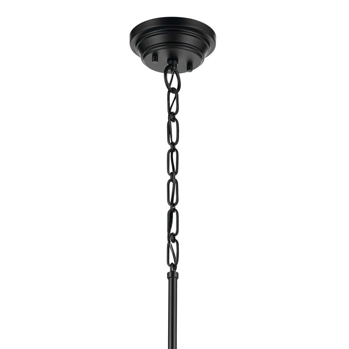 KICHLER 52662BKCLR Marsailli 19.75" 1-Light Large Pendant With Clear Glass In Black