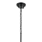 KICHLER 52661BKCLR Marsailli 19" 1-Light Medium Pendant With Clear Glass In Black